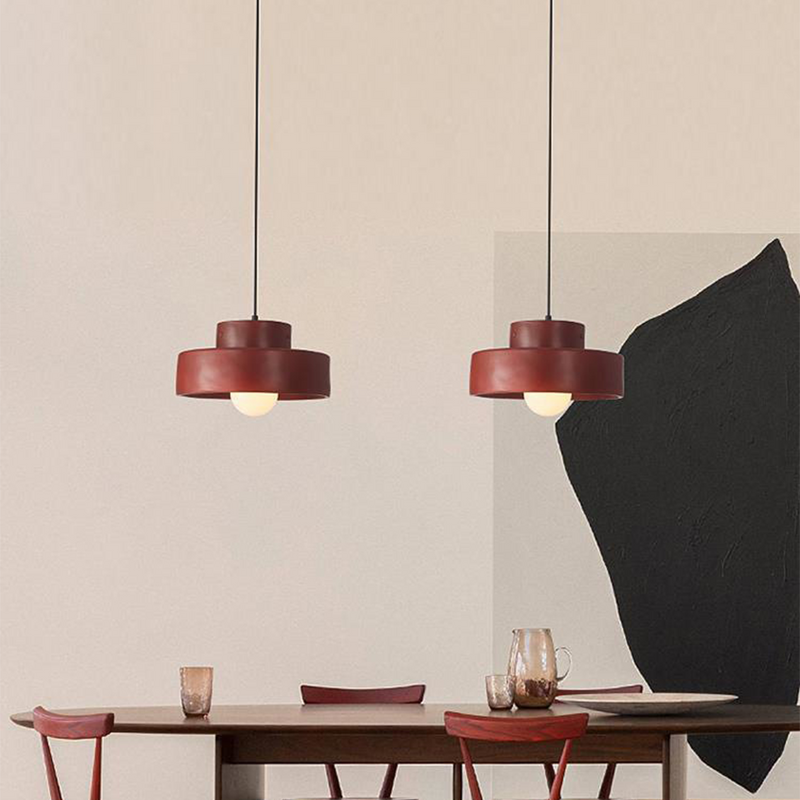 Bray Moderne Hangerlamp van Hars – Strak Ontwerp met Gedurfde Kleuren