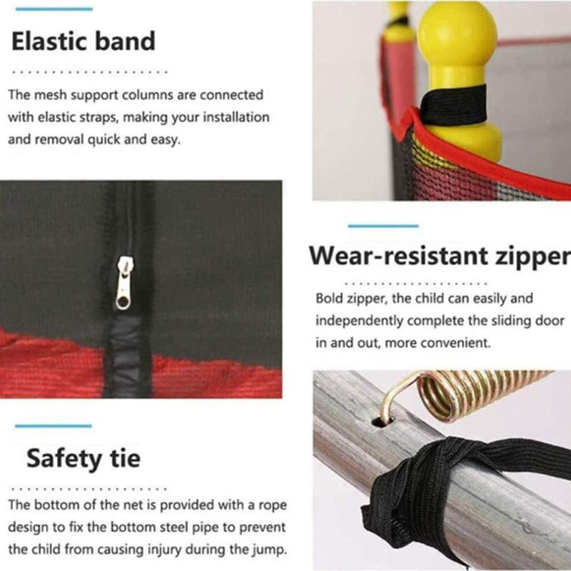 Kindertrampoline met veiligheidsnet – Jumpie KidsTramp