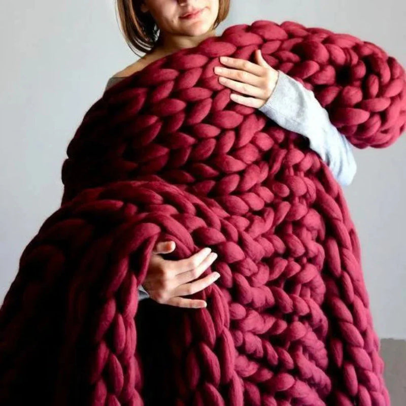 DIY Chunky XL 1000 Gram Wolgaren voor Zachte Dekens - LuxeWool