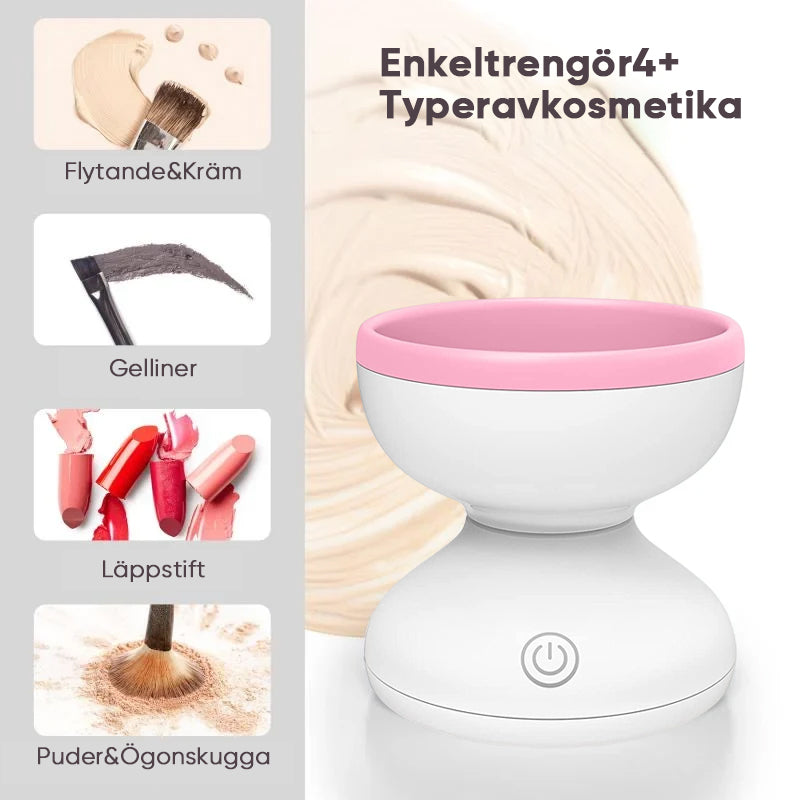 Elektrische Make-up Kwastenreiniger - Snelle en Grondige Reiniging