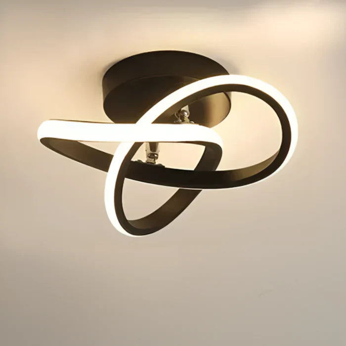 Moderne LED-Plafondlamp met Dubbelring-Design – Twilight Rings