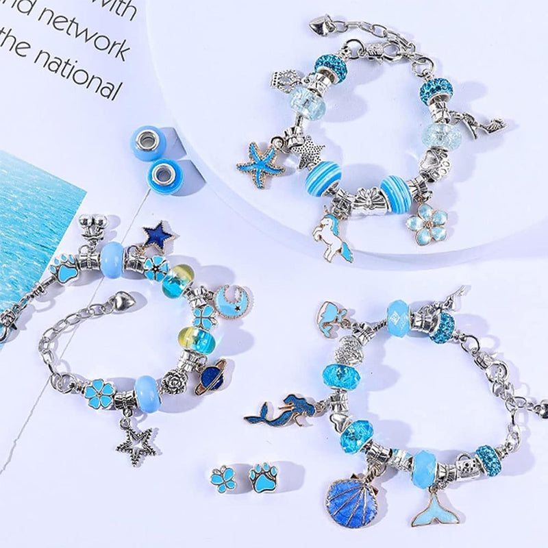 DIY-Armband Knutselset voor Kinderen met Kralen, Hangers & Cadeauverpakking