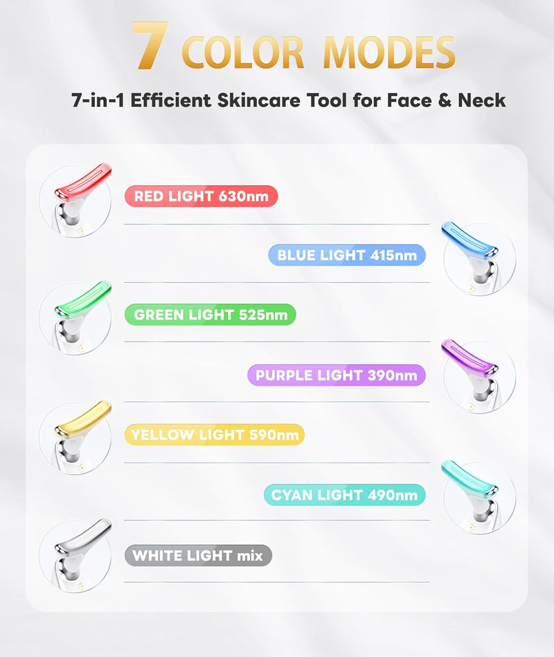 RadiantGlow 7-Kleuren Gezichtsmassager