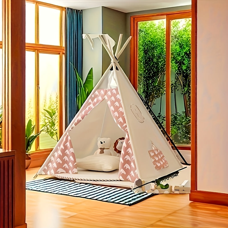 KiddieTipi Multifunctionele Tipi Tent - Zachte Tenten voor Binnen en Buiten