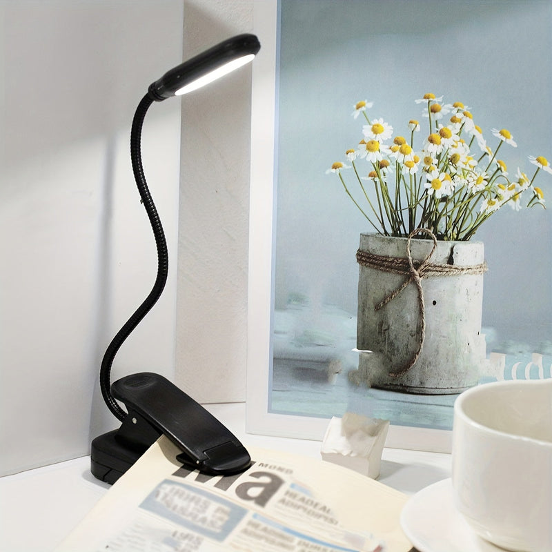Flexibele Cliplamp - Draagbare Leeslamp met Verstelbare Hals voor Thuis of Op Reis