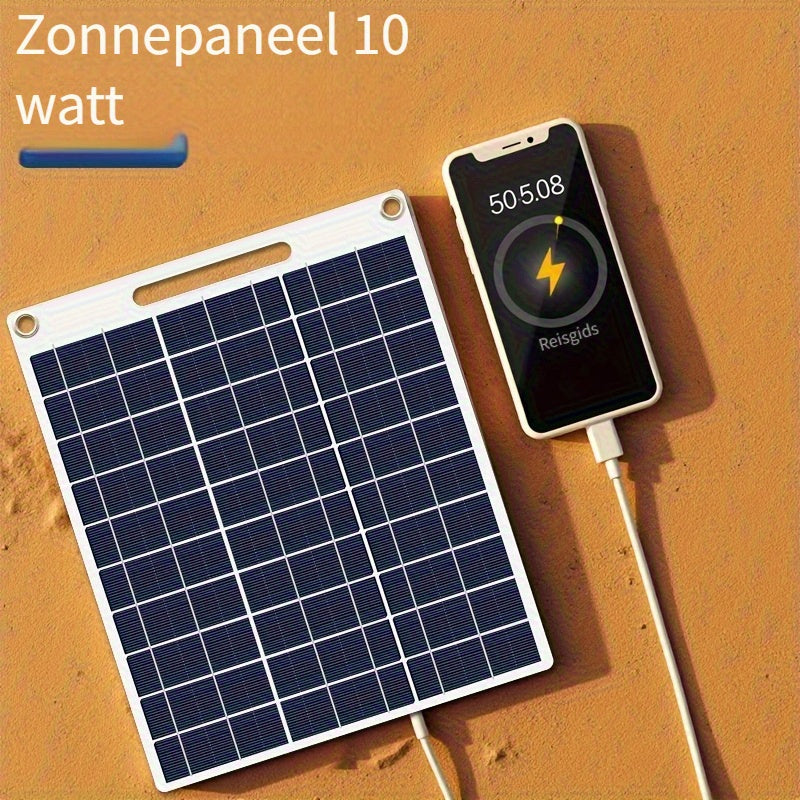 Draagbaar Zonnepaneel met USB – Altijd en Overal Energie