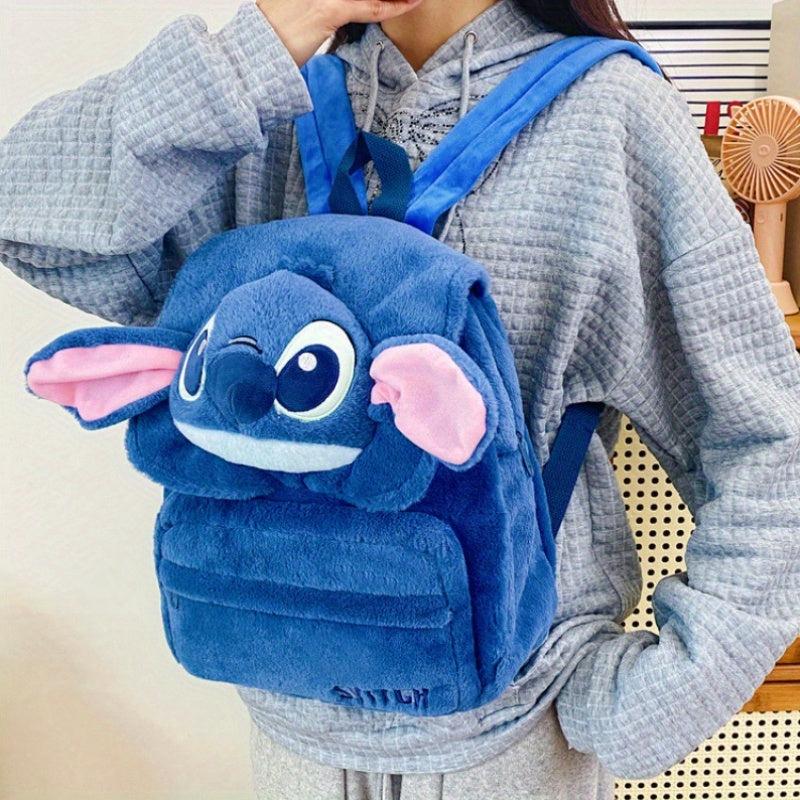 Disney Stitch Pluche Rugzak voor Kinderen – Schattig en Duurzaam voor School en Dagelijks Gebruik