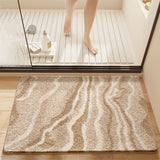 Fluffy Flocking Badmat – Absorberend en Zacht voor Badkamer of Keuken