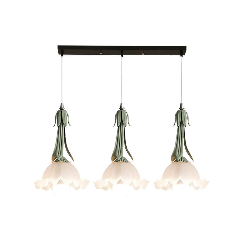 Elegante Hanglamp met Bloemendesign