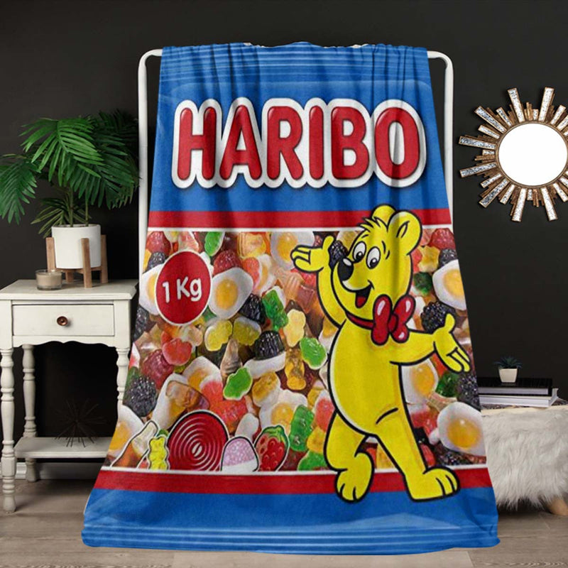 Haribo Snoepjes Deken – Zacht en Kleurrijk voor Kinderen