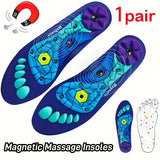 ComfortPlus Magnetische Acupunctuur Inlegzolen met Boogondersteuning