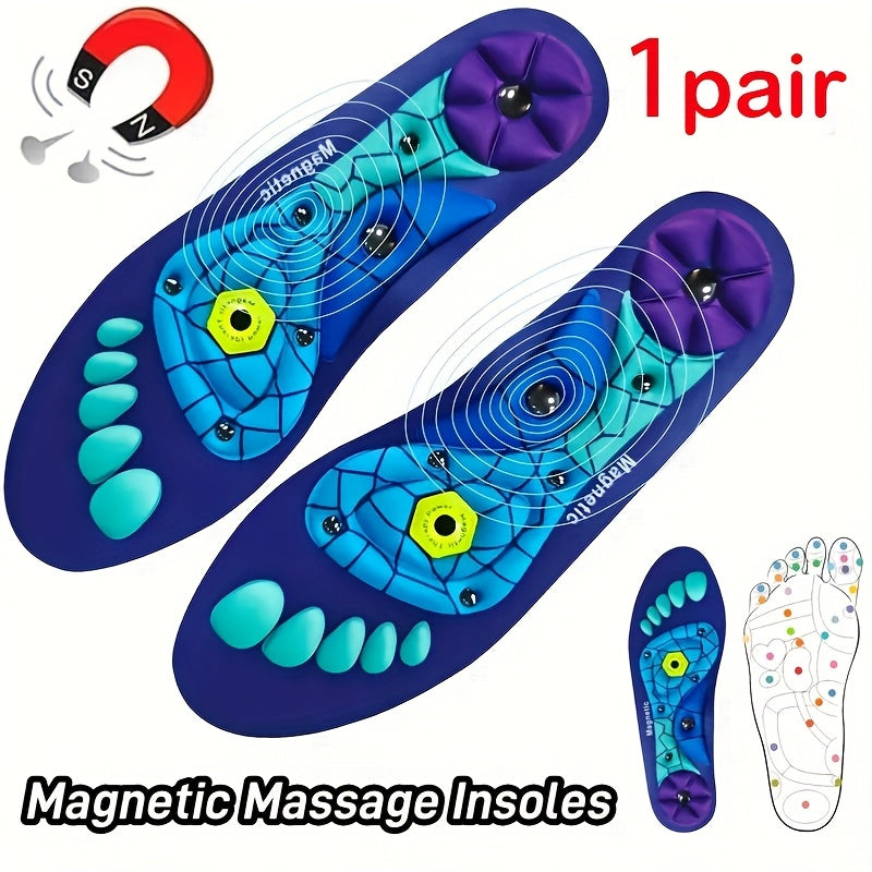 ComfortPlus Magnetische Acupunctuur Inlegzolen met Boogondersteuning