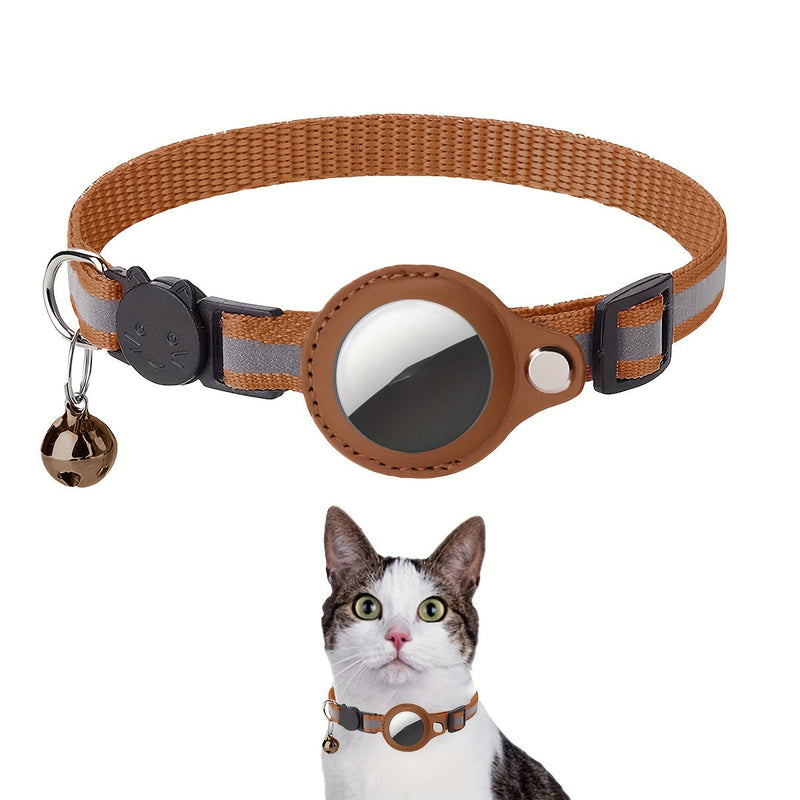 Reflecterende Kattenhalsband – Veiligheidsbuckle en Bel voor Extra Zichtbaarheid
