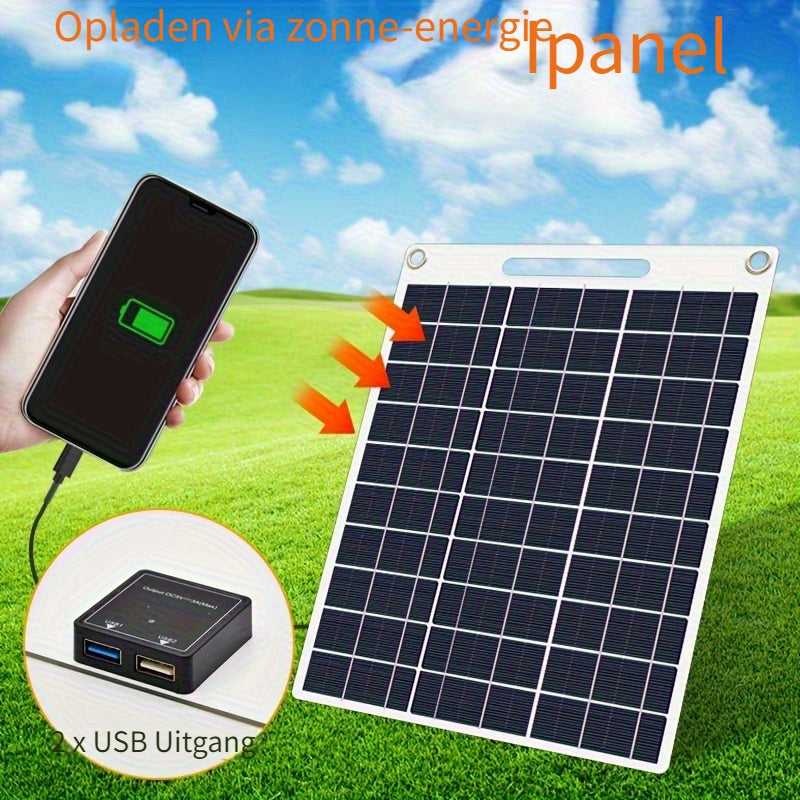 Draagbaar Zonnepaneel met USB – Altijd en Overal Energie