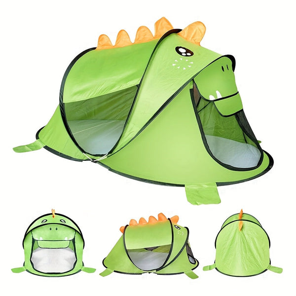 Kinderen Dinosaurus, Haai & Beer Pop-Up Speeltent Set met UPF 50 – Ademend & Draagbaar voor Baby's & Peuters
