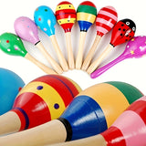 MelodyWood Houten Maraca - Speels Muziekinstrument voor Kinderen