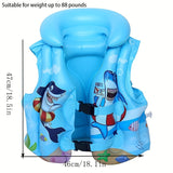 Kinder Zwemvest met Haaienprint – Comfortabel & Veilig voor Zwemplezier in het Water