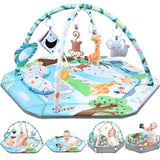 8-in-1 Baby Gym & Ballenbak - Wasbaar Speelkleed met Speeltjes