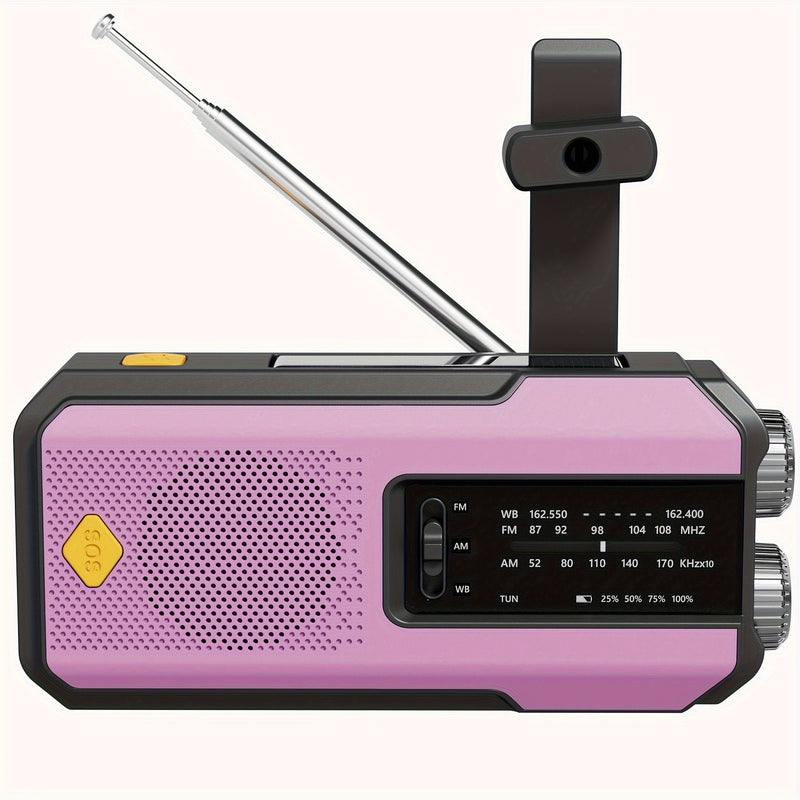Daykit Draagbare AM/FM Radio – Met Zonnepaneel en Zaklamp