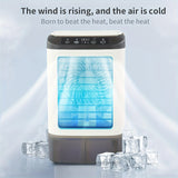 Draagbare Mini Watergekoelde Airconditioner – USB Voeding met Grote Tank
