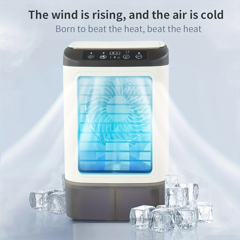 Draagbare Mini Watergekoelde Airconditioner – USB Voeding met Grote Tank