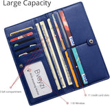 Ultra-dunne RFID-blokkerende leren kaartenportemonnee – Renée