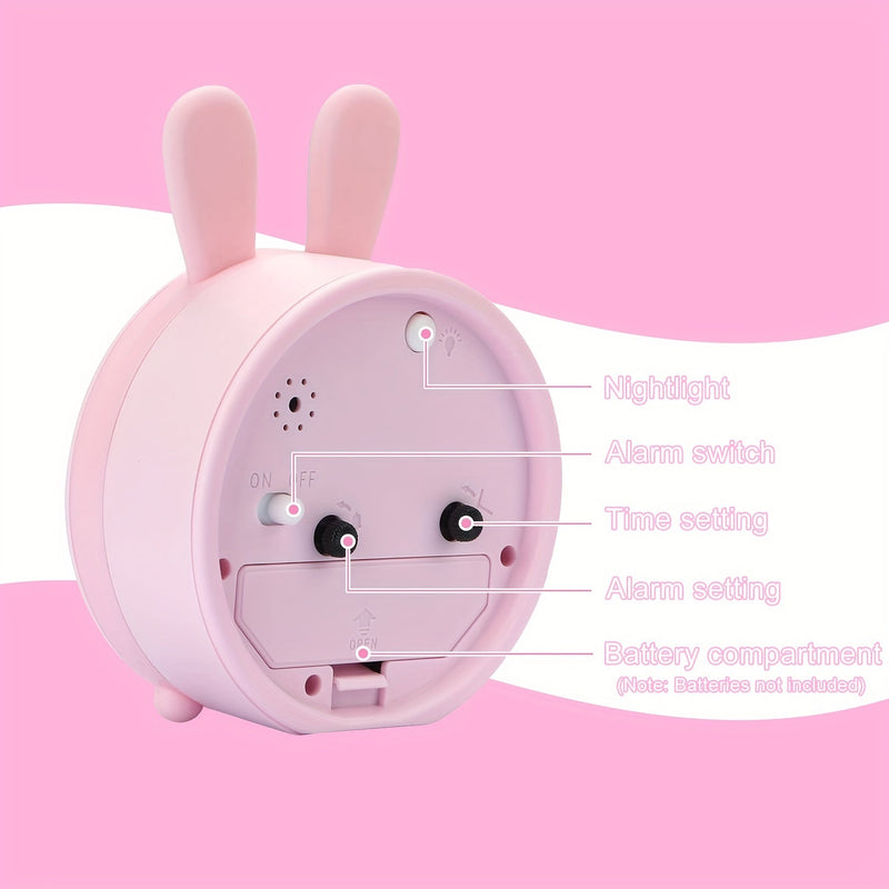 BunnyTime Stille Wekker - Voor een Rustige en Schattige Ochtend