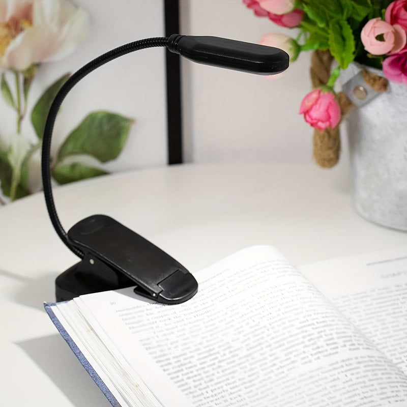 Flexibele Cliplamp - Draagbare Leeslamp met Verstelbare Hals voor Thuis of Op Reis
