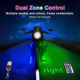 12 Stuks Motor LED Lichtkit met Remlicht en Knipperlicht