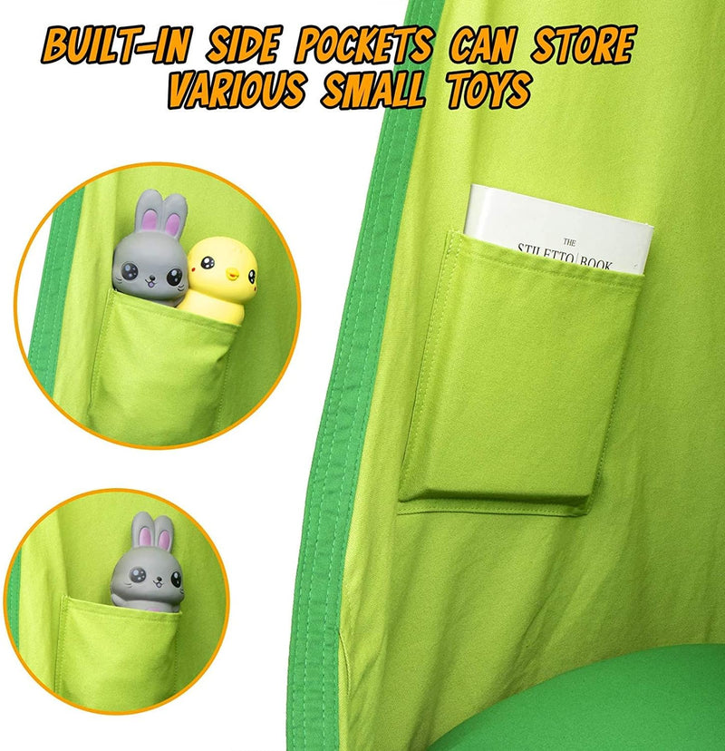 Kinderhangstoel met luchtkussen voor binnen & buiten