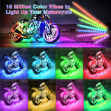 12 Stuks Motor LED Lichtkit met Remlicht en Knipperlicht