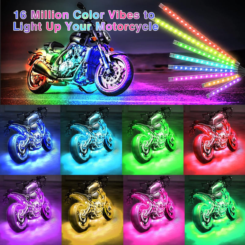12 Stuks Motor LED Lichtkit met Remlicht en Knipperlicht