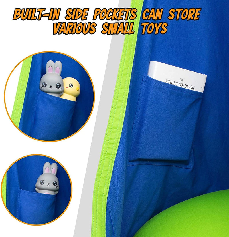 Kinderhangstoel met luchtkussen voor binnen & buiten