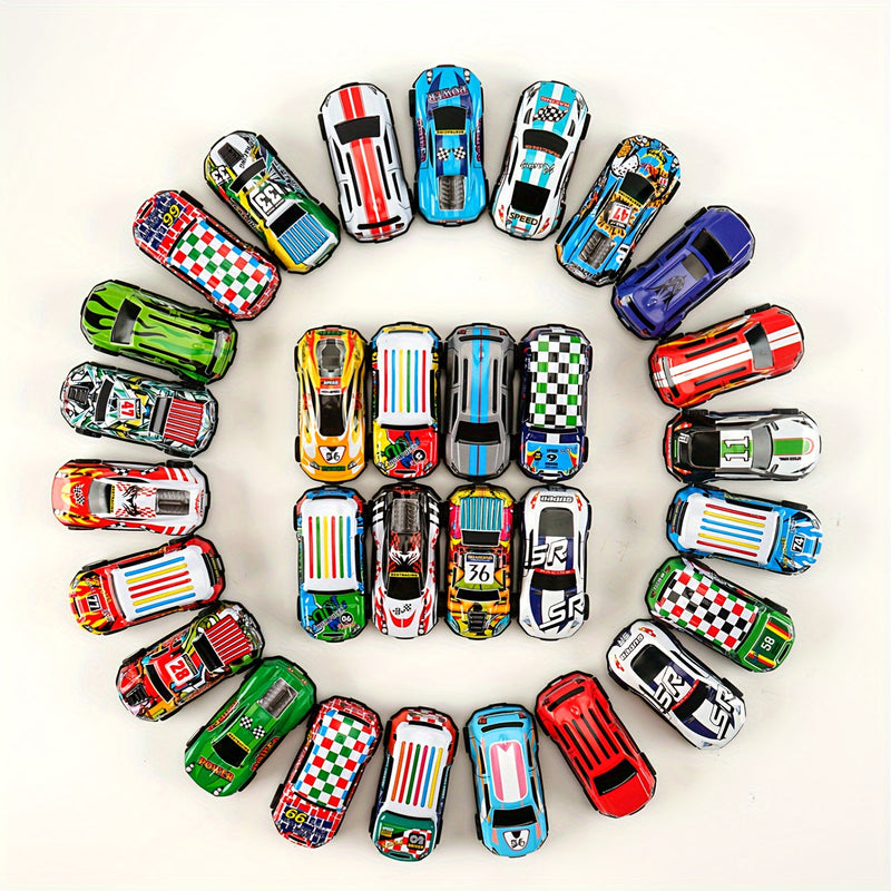 Dynamische Speelgoed Auto Set met 50 Auto's en Opbergbak – Perfect Cadeau voor Kinderen