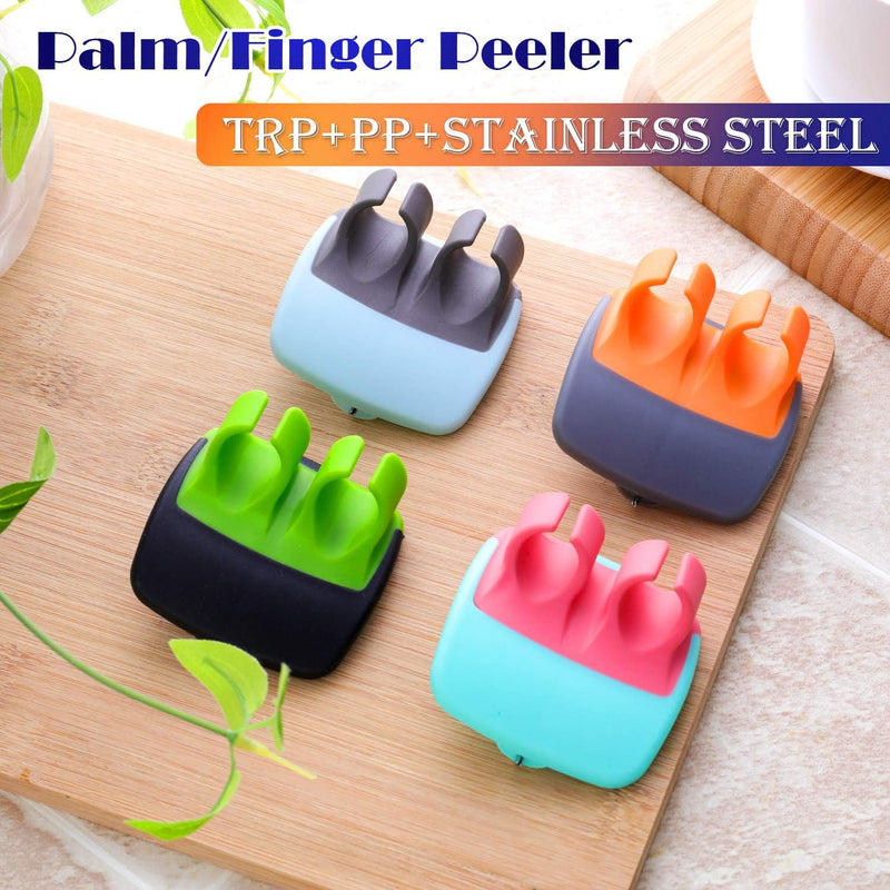 4-delige Vinger-Groenteschiller Set