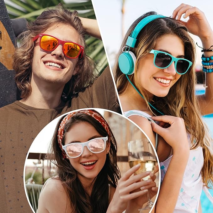 Retro Gepolariseerde Zonnebril in 80er-Jaren-Stijl - Jamie, Zomer 2025 Editie