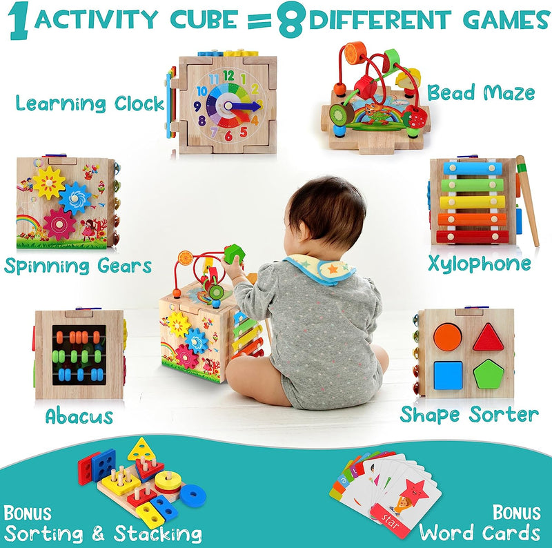 8-in-1 Montessori Speelblok – Cubbi