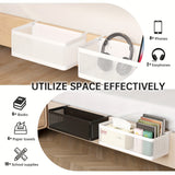 Verstelbare Metalen Opbergmand met Haken - Handige Oplossing voor Organisatie