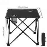 Opvouwbare Tuinset met Tafel en Stoelen – Draagbaar voor Kamperen en BBQ