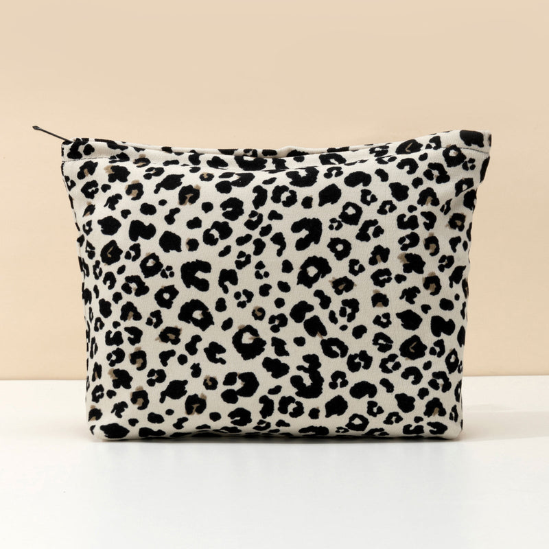 Chic Luipaard Make-up Tas – Compact en Functioneel