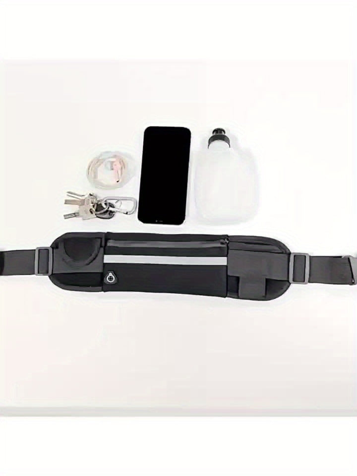 Compacte Reflecterende Sportheuptas – Waterdichte Telefoonhouder en Fleshouder voor Hardlopen en Fitness