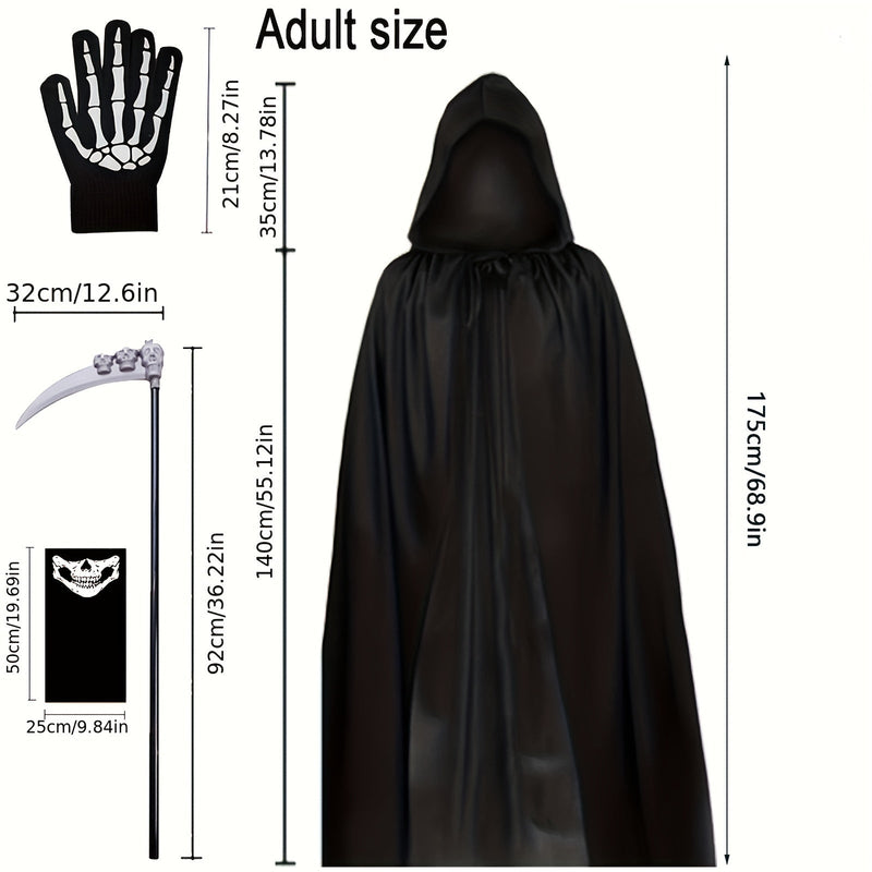 Schaduw van de Dood Kostuum - De Onvergetelijke Grim Reaper Look