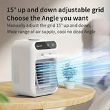 Draagbare Mini Airconditioner – All-in-One Luchtbevochtiger & Ventilator