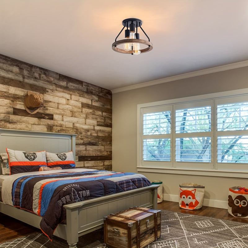 NatuurLicht Drie-Arm Lamp - Voor Sfeervolle Verlichting en Karakter