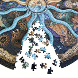 1000-delige Ronde Sterrenbeeld-Puzzel - ZodiacDreams