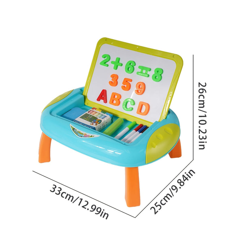 Educatief Tekenbord voor Kinderen – Dubbelzijdig met Magnetische Cijfers en Letters voor Creatief Leren