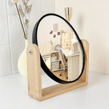 Stijlvolle Dubbelzijdige Make-up Spiegel – Praktisch en Sfeervol