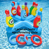 Opblaasbare Water Bowling Set – Leuk Poolspel voor Iedereen