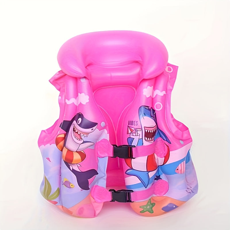 Kinder Zwemvest met Haaienprint – Comfortabel & Veilig voor Zwemplezier in het Water