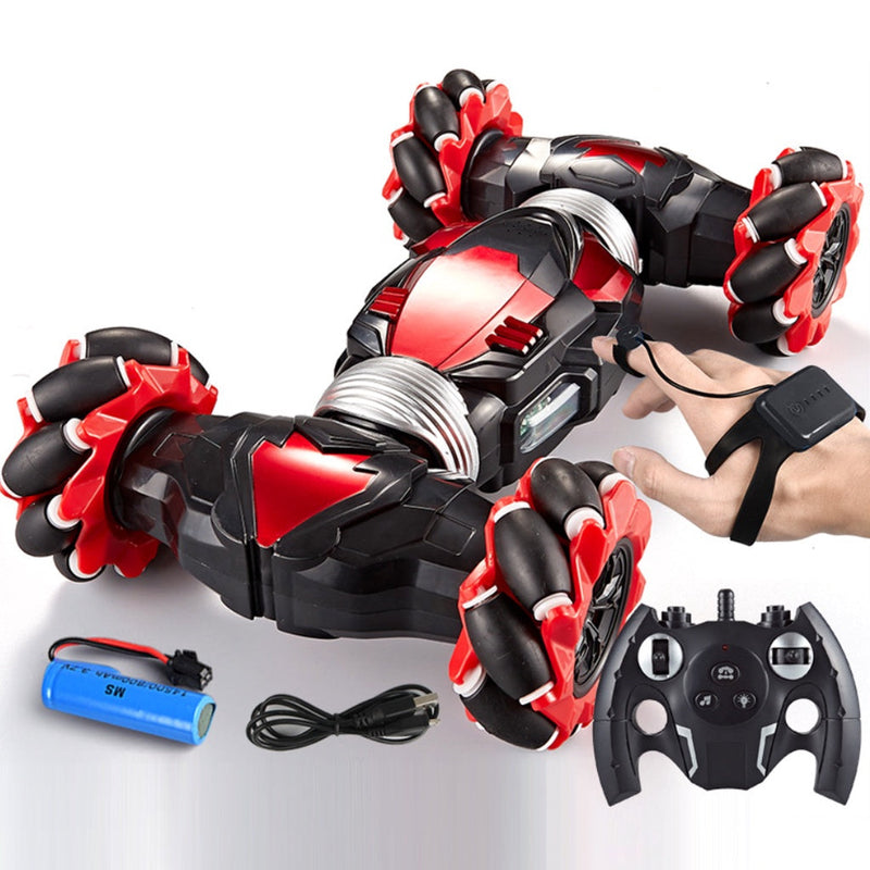 Afstandsbediend stuntauto met handbeweging sensor – 360° actie & gebarenbesturing